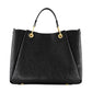 Borsa A Mano Donna Braccialini A Bauletto, Doppio con tracolla removibile e regolabile, Chiusura con clip, Con pochette interna removibile, Finitura lucida effetto spiegazzato, Dimensioni: 36 x 17 x 29 Cm Amy B19192YY