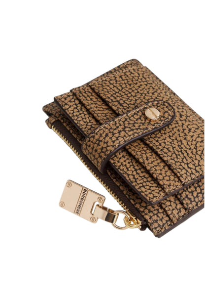 Portacarte  Donna Borbonese Con Zip Graffiti 91020006203