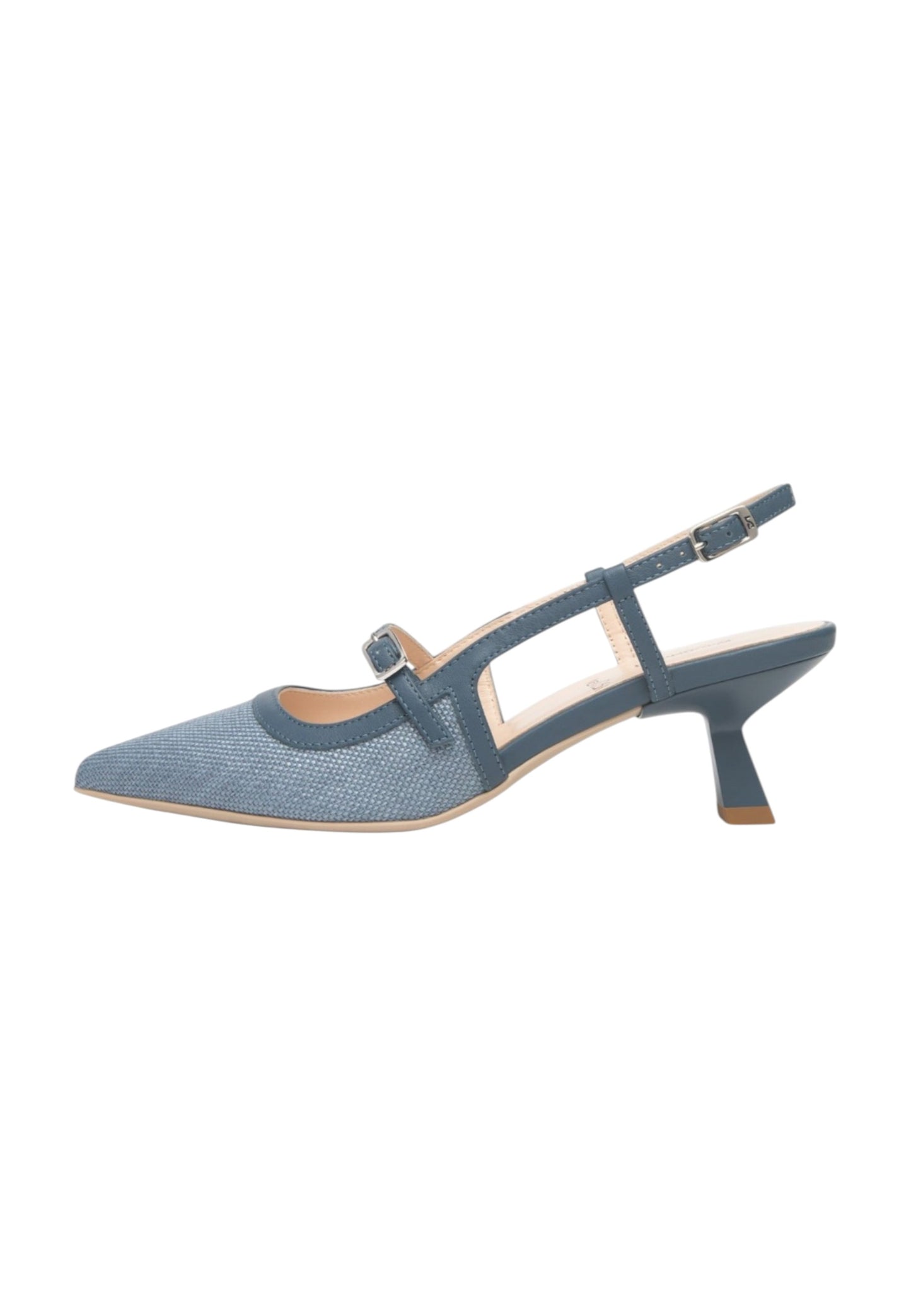 Sling Back  Donna Nero Giardini Effetto Paglia  E615471D