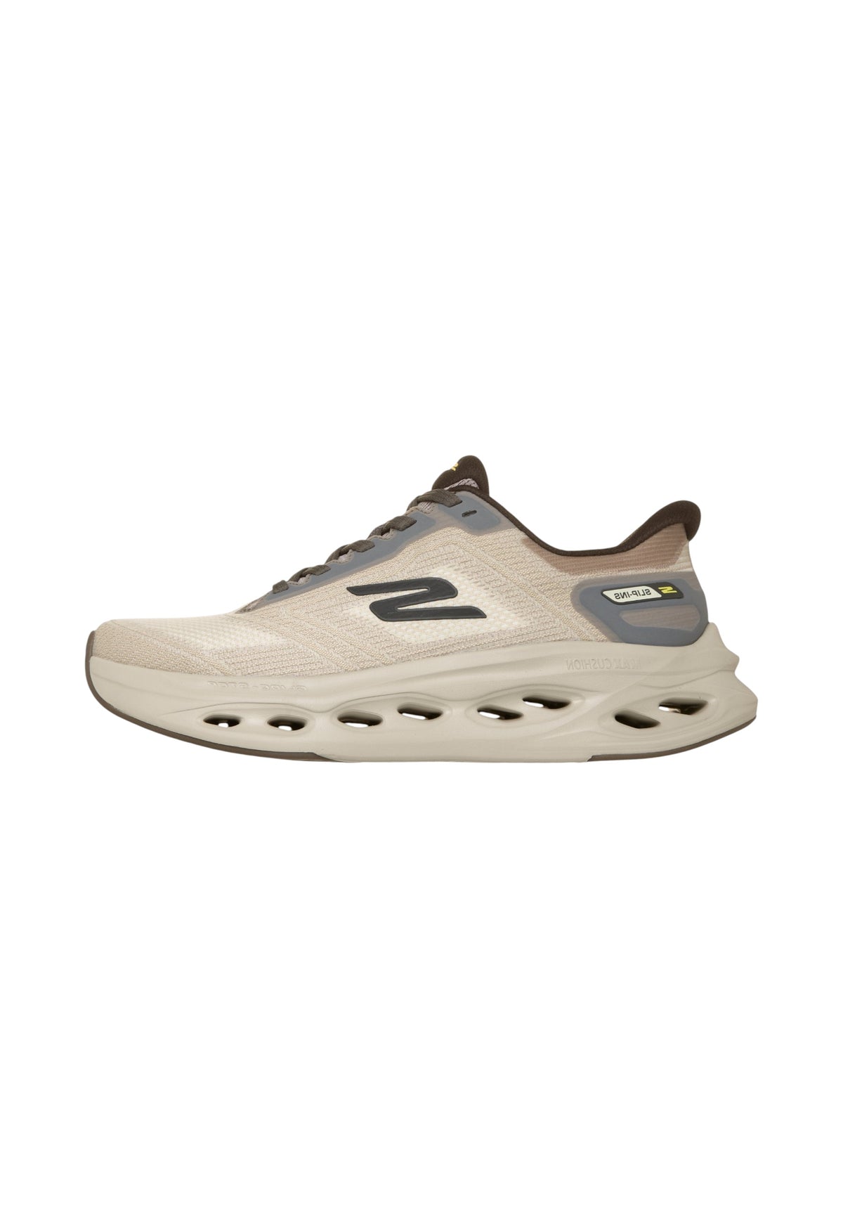 Sneakers Basse Uomo Skechers Hands Free Slip-ins, Max Cushioning, Air-Cooled Goga Mat, Ultra Go, Glide-Step, Heel Pillow, Soft Stride, Natural Rocker Technology, Suola Goodyear, Vegan, Lavabile in lavatrice Max Cushioning Glide-Step 220415