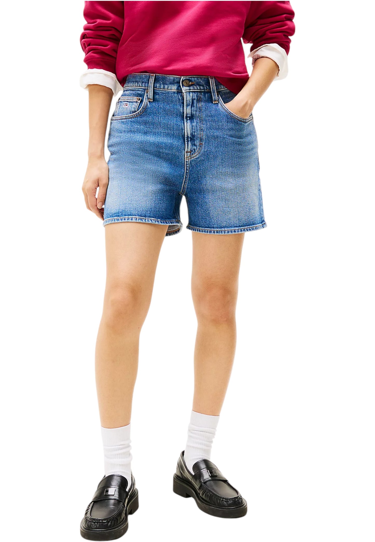 Pantaloncini  Donna Tommy Jeans  Mom