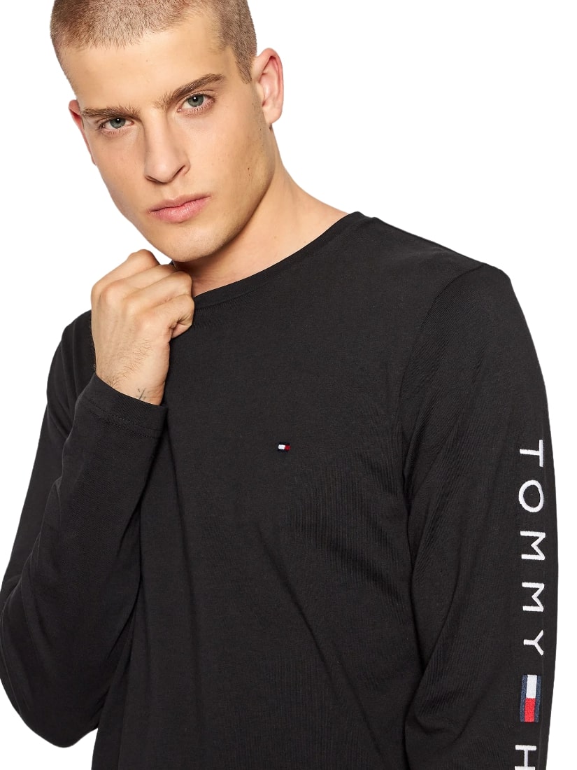 T-Shirt Manica lunga Uomo Tommy Hilfiger  Tommy Logo MW0MW09096