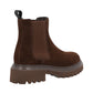 Stivaletti Chelsea Uomo Frau Pelle scamosciata, Suola chunky carrarmato, Sottopiede fisso, Suola leggera, Made in Italy Softy A78C3