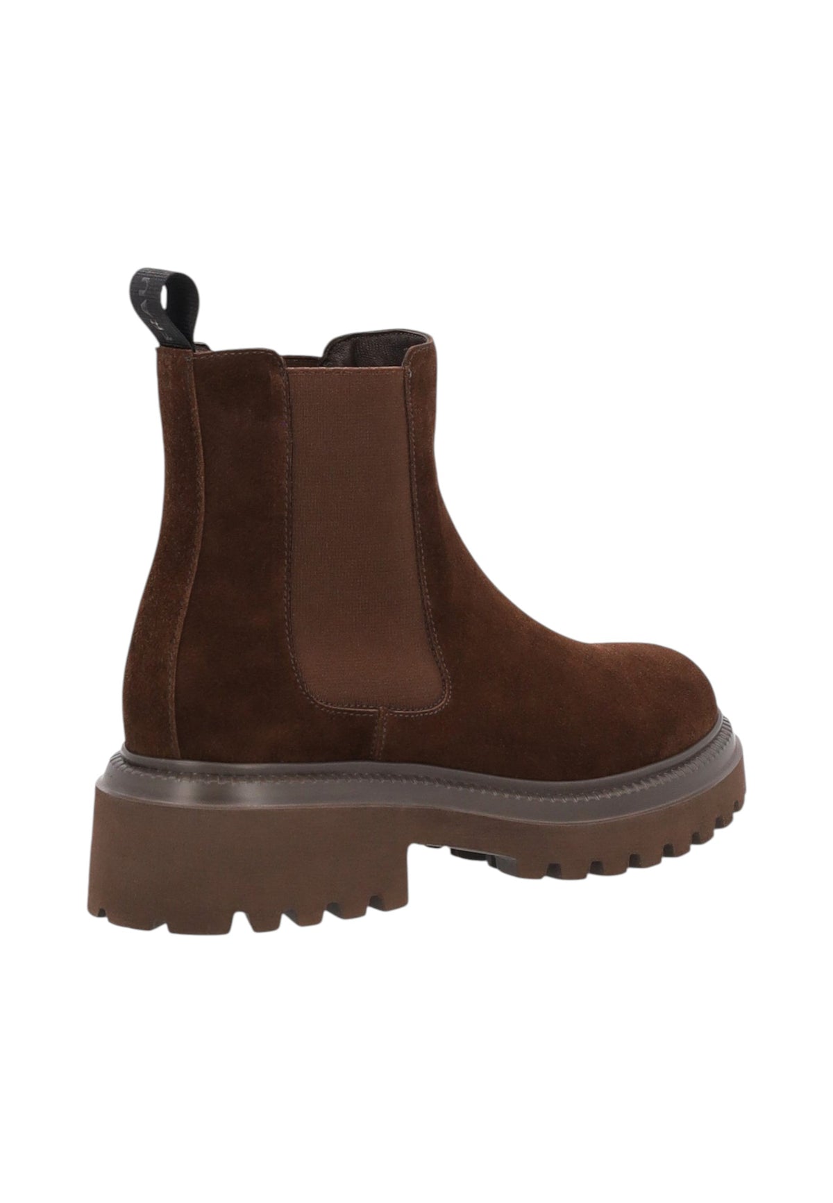 Stivaletti Chelsea Uomo Frau Pelle scamosciata, Suola chunky carrarmato, Sottopiede fisso, Suola leggera, Made in Italy Softy A78C3