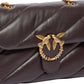 Borsa A Tracolla Donna Pinko Nappa trapuntata, nuova fibbia Love Birds, tracolla a catena, misure 27 x 9 x 19 cm Love Puff Classic New Buckle 107057A0F2