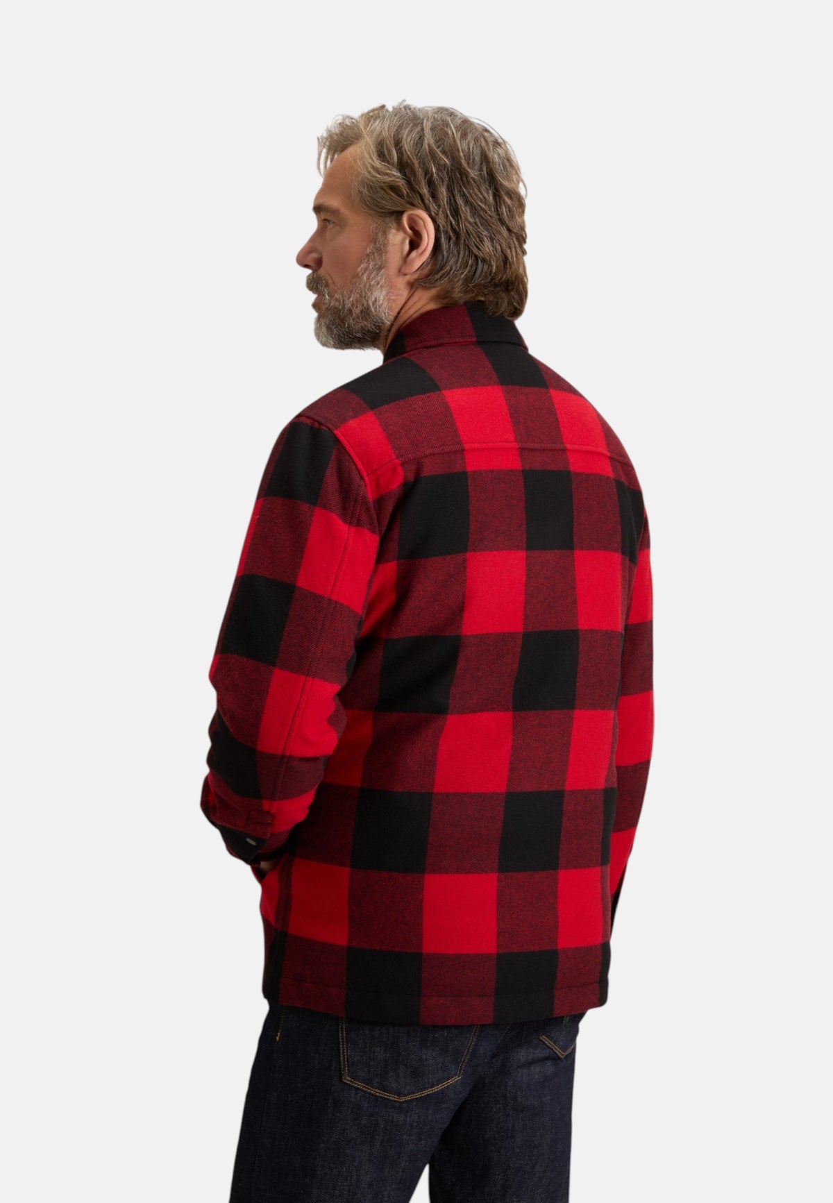 Giacca Invernale Uomo Woolrich  Wool Check Alaskan CFWOOS2018MBUT3046