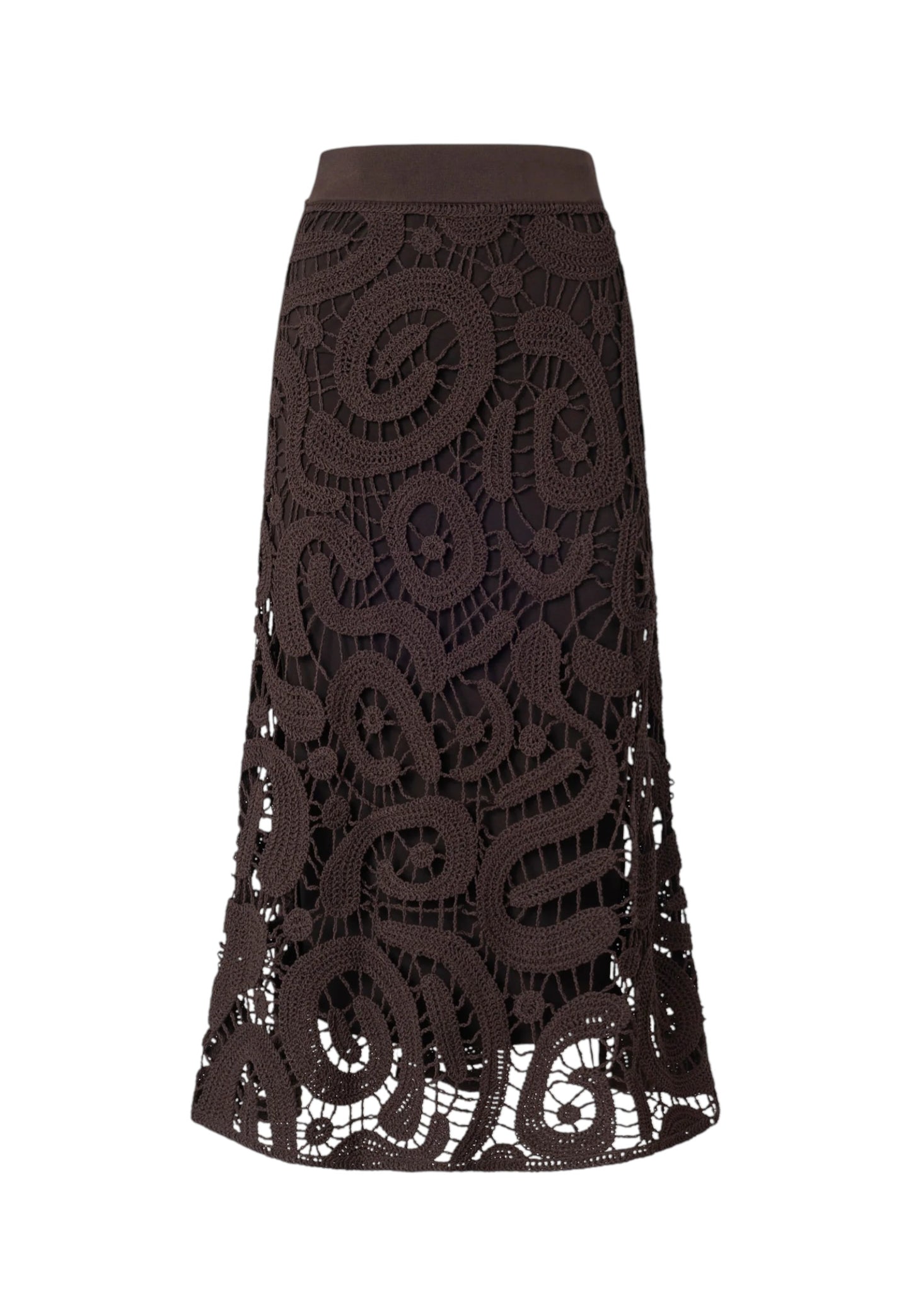 Gonna Lunga Donna Pinko Crochet Geometric Maestrale 106353A354