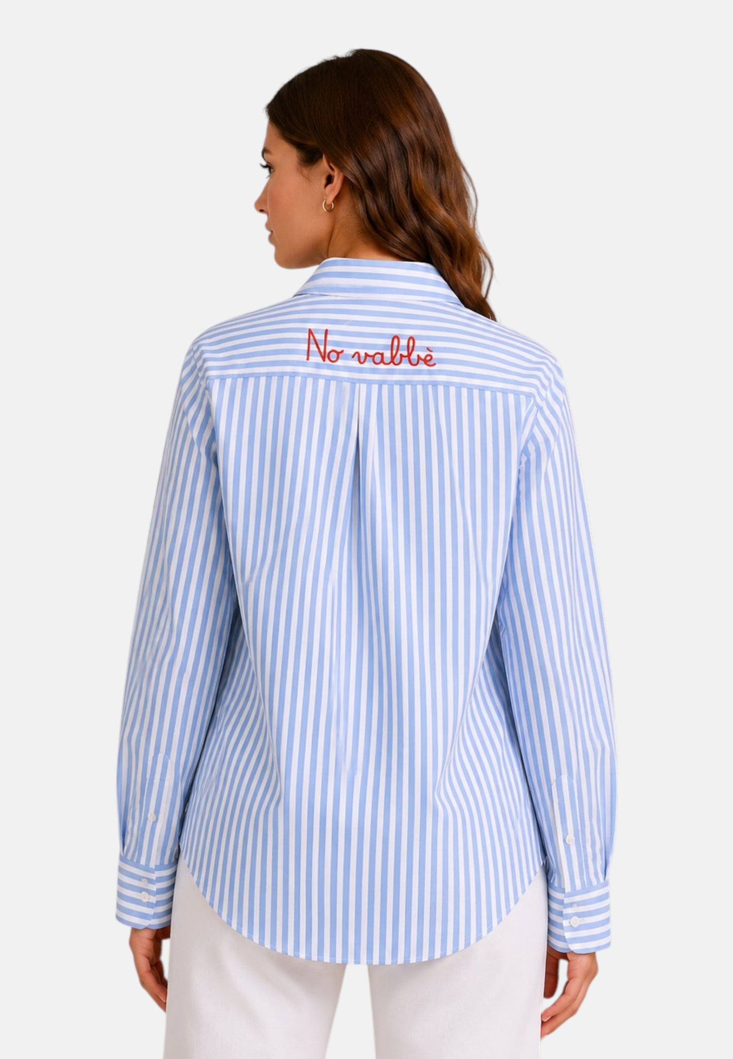 Camicia Manica lunga Donna Mc2 Saint Barth Stripes V Vabbe Meredith MDH001