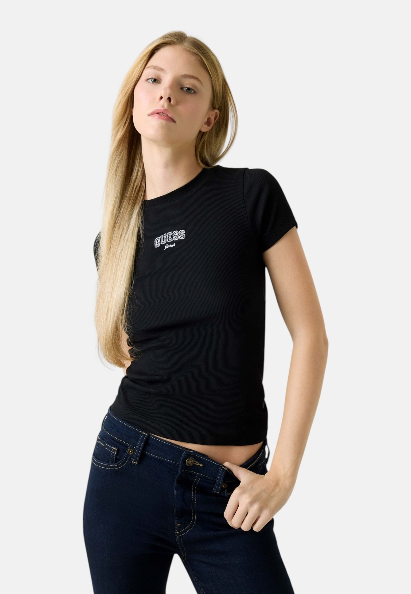 T-Shirt Manica Corta Donna Guess Slim Gj Embro W6RP21KA0H1