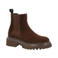 Stivaletti Chelsea Uomo Frau Pelle scamosciata, Suola chunky carrarmato, Sottopiede fisso, Suola leggera, Made in Italy Softy A78C3