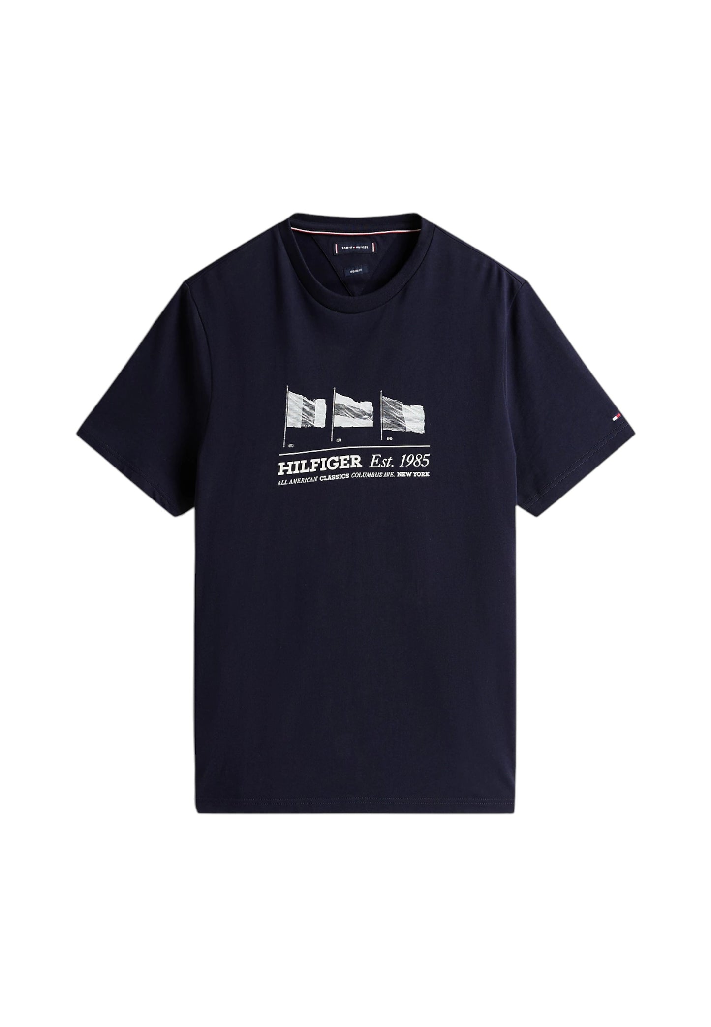 T-Shirt Manica Corta Uomo Tommy Hilfiger  Hilfiger Flags