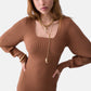 Vestito Midi Donna Liu Jo In Maglia A Coste  WF6430MA54S