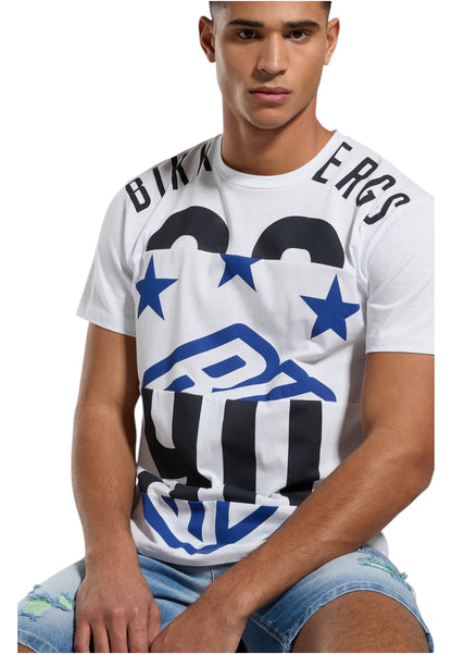 T-Shirt Manica Corta Uomo Bikkembergs Con Intarsi
