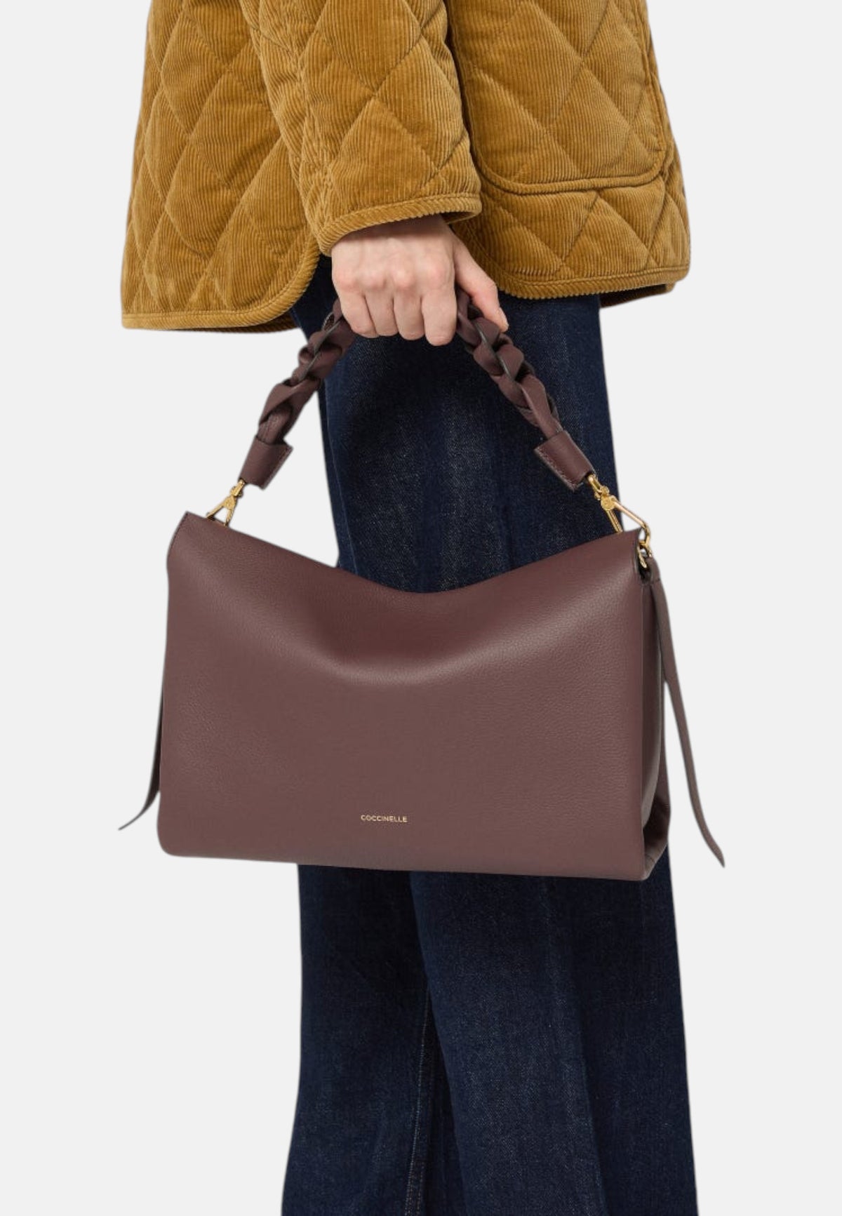 Borsa A Tracolla Donna Coccinelle Pelle a doppia grana Boheme Grana Double E1M50190201