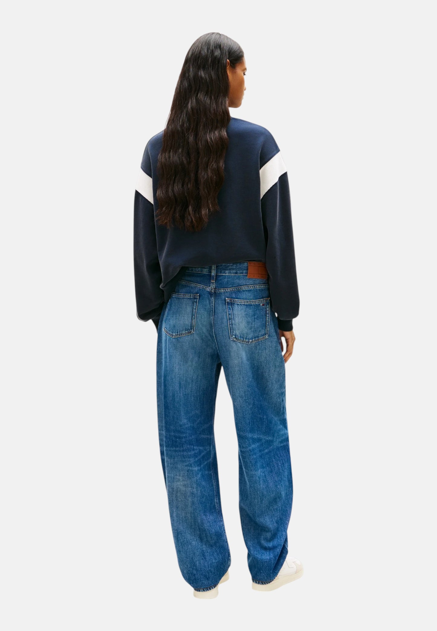 Jeans Tapered Fit Donna Tommy Jeans  Jeanie Balloon Rwb DW0DW22991