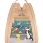 Zaino  Donna Braccialini Zaino compatto, Singolo con tracolle regolabili, Chiusura con zip, Due tasche interne, una con zip e una aperta, Stampa illustrata Looney Tunes, Dimensioni: 45 x 12 x 29 Cm Allround LT LT293YY
