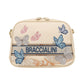 Borsa A Tracolla Donna Braccialini In Tessuto Con Ricami Esclusivi Jacquard B19061TY