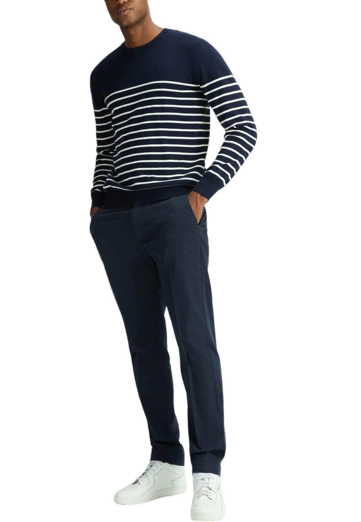 Pantaloni  Uomo Gas Slim fit Satin Cotton Stretch Tasche Alla Francese New Sadeck Det 360963071109