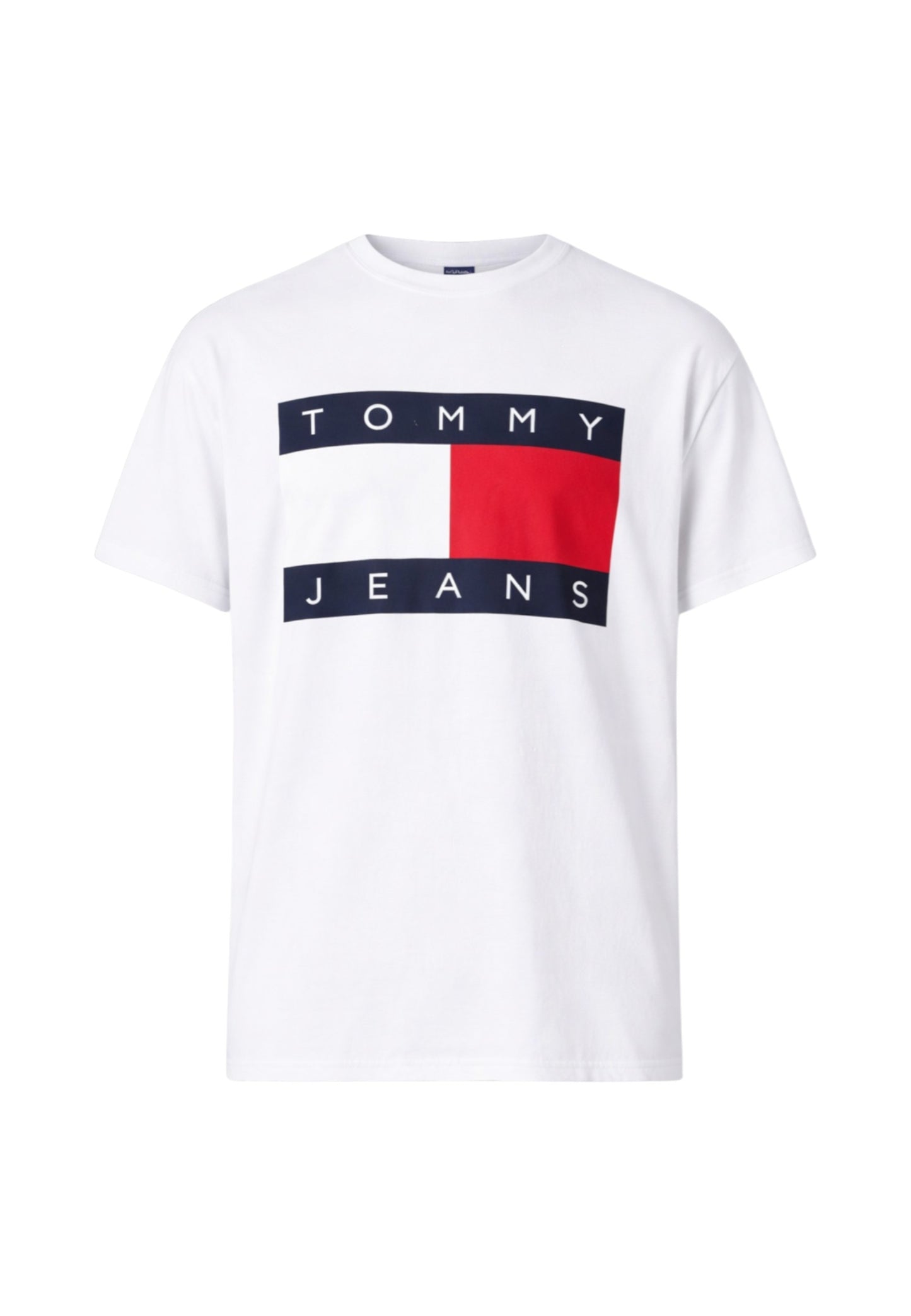 T-Shirt Manica Corta Uomo Tommy Jeans  Tjm Reg Big Flag S DM0DM22645