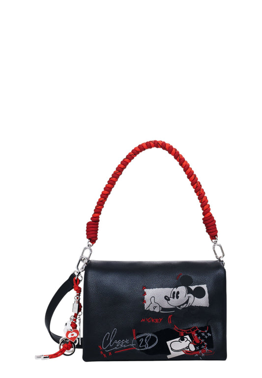 Borsa A Spalla Donna Desigual  Mickey Rock Dortmund Flap 25WAXP19
