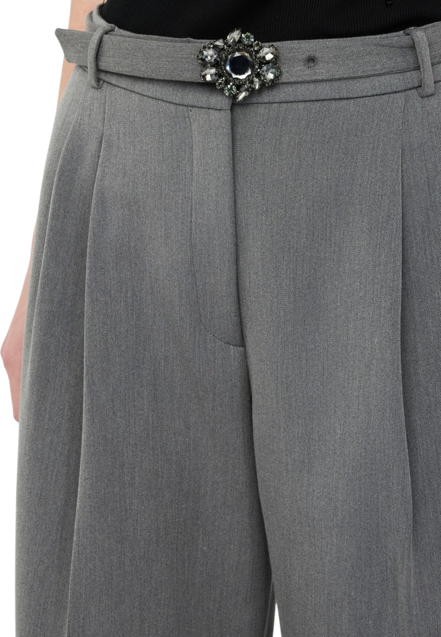 Pantaloni  Donna Liu Jo Palazzo Con Pieghe  MF5269TS224