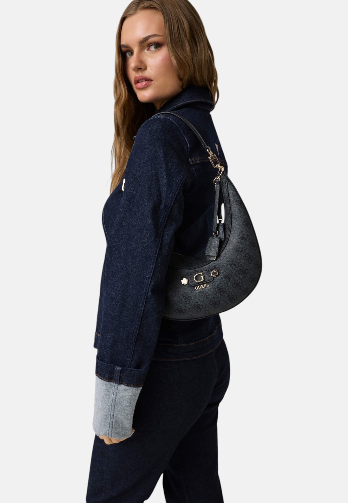 Borsa A Spalla Donna Guess Hobo Lindsey HWSG9749010