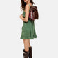 Zaino  Donna Desigual Piccolo, Effetto pelle, Con fibbia Galaxy Luena Mini Nf Choco 26WAKP12