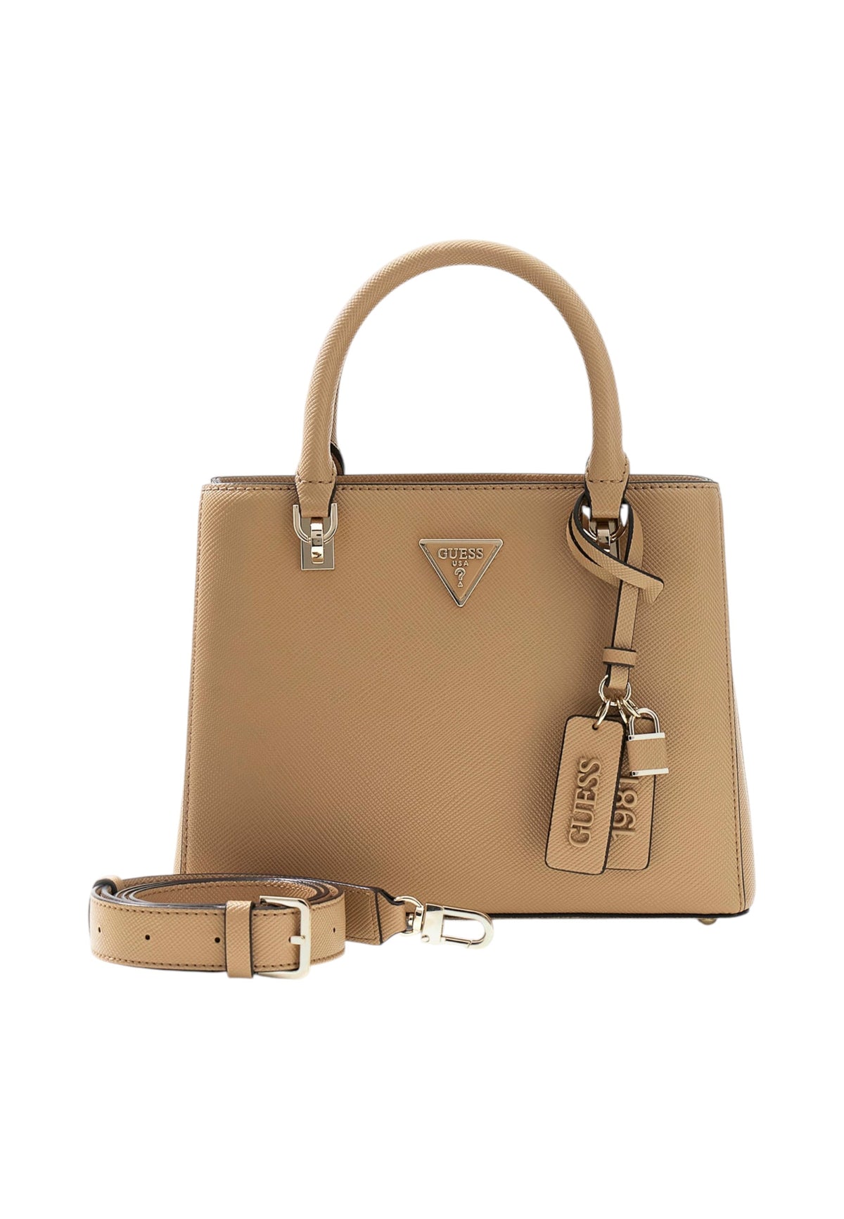 Borsa A Mano Donna Guess Small Multi Comp Satchel Noelle Ii HWZG9672050