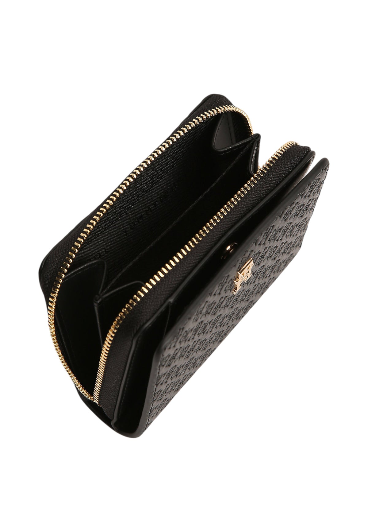 Portafoglio Con Portamonete Donna Tommy Hilfiger Med Za W/Flap Mono Th Icon AW0AW18474