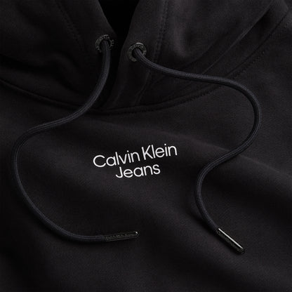Felpa Con Cappuccio Uomo Calvin klein Jeans  Stacked Logo J30J320604