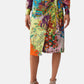 Gonna Midi Donna Liu Jo Tessuto Navetta Rainbow Tiger Eco Line WA6483T471A
