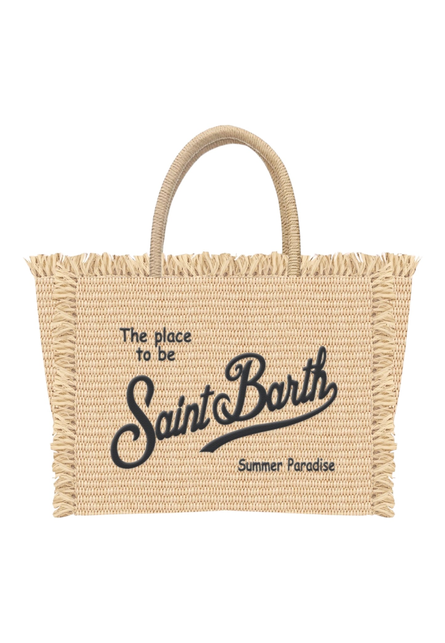 Borsa A Mano Donna Mc2 Saint Barth Beige Vanity Mini Straw N VAMI009