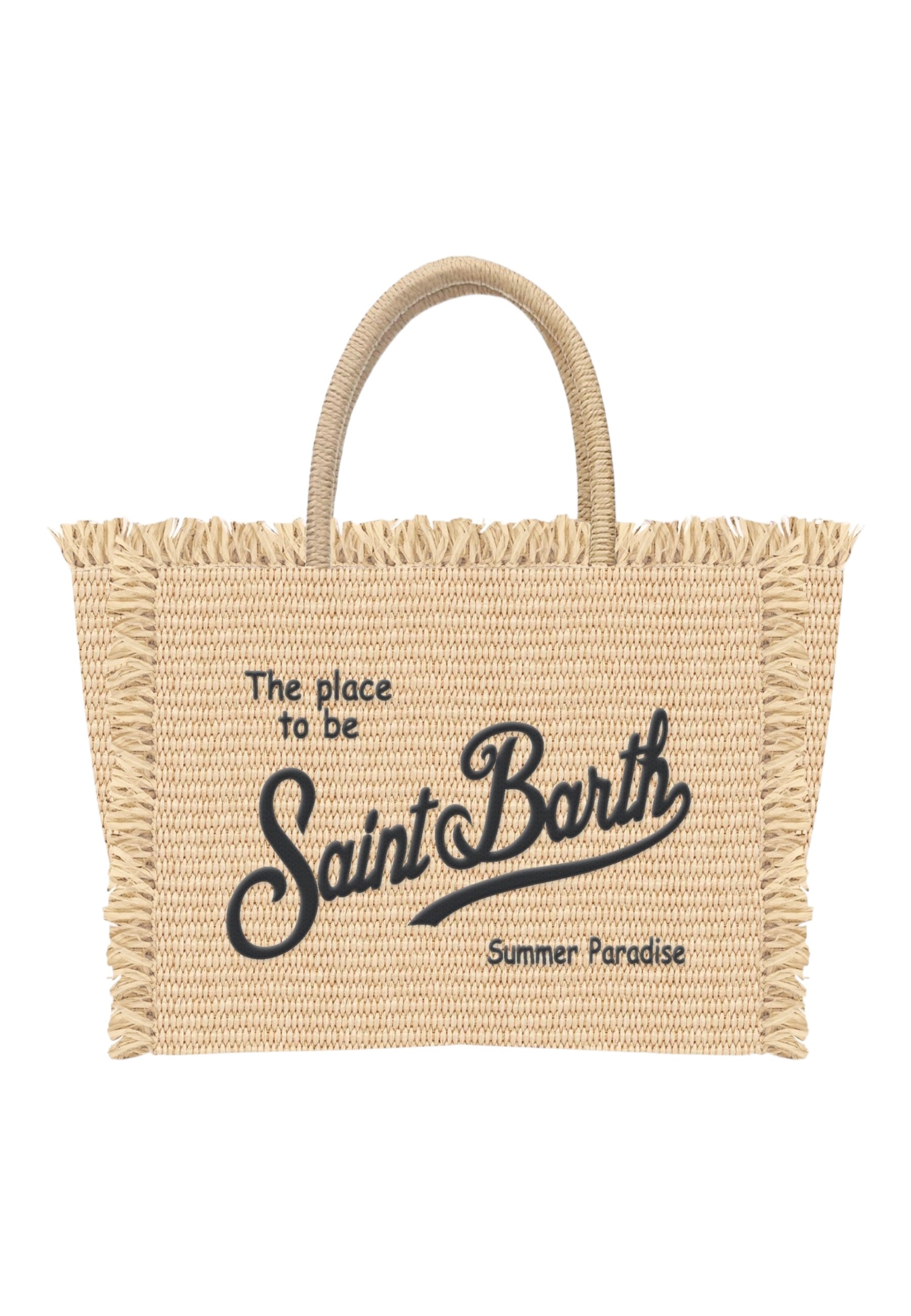 Borsa A Mano Donna Mc2 Saint Barth Beige Vanity Mini Straw N VAMI009