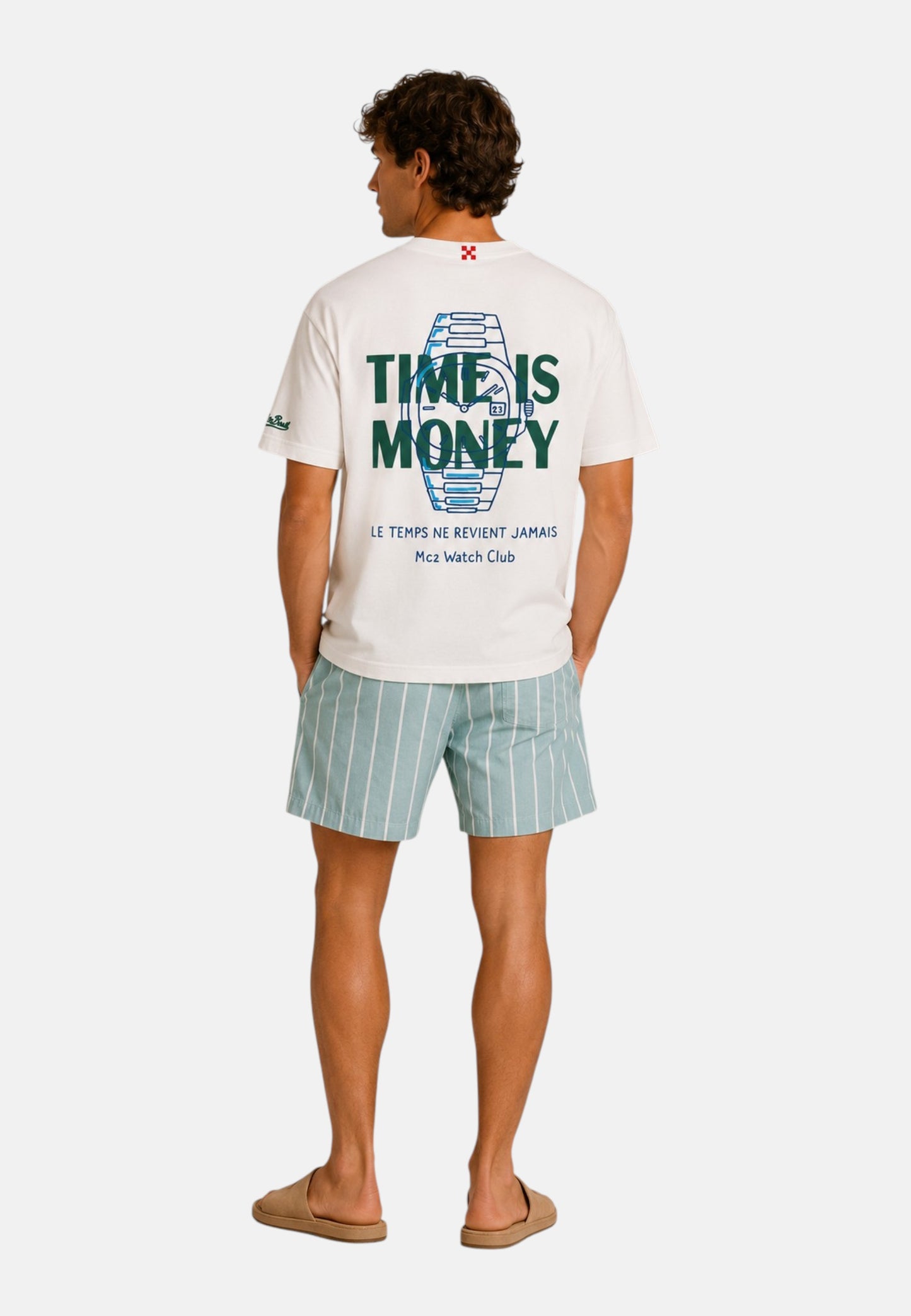 T-Shirt Manica Corta Uomo Mc2 Saint Barth Oversize Rich Time Delmar DLR0001