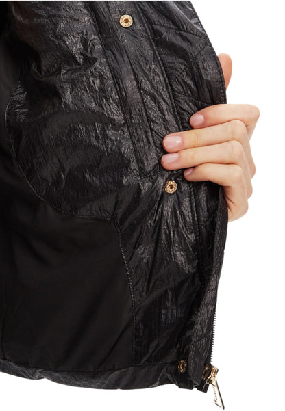 Gilet Con Cappuccio Donna Guess Crop Ernestine W5YL11WHDO2