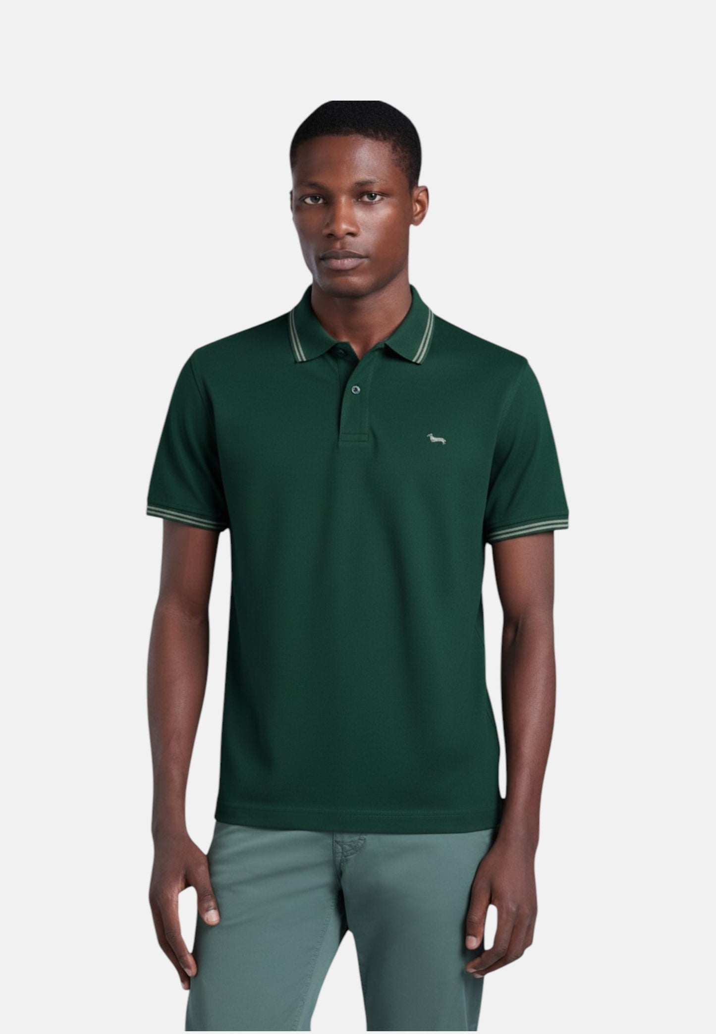 Polo Manica Corta Uomo Harmont & Blaine Con Righini A Contrasto  LNQ010021148