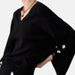 Maglia Scollo A V Donna Liu Jo Con Maniche A Mantella  CF6092MS99E