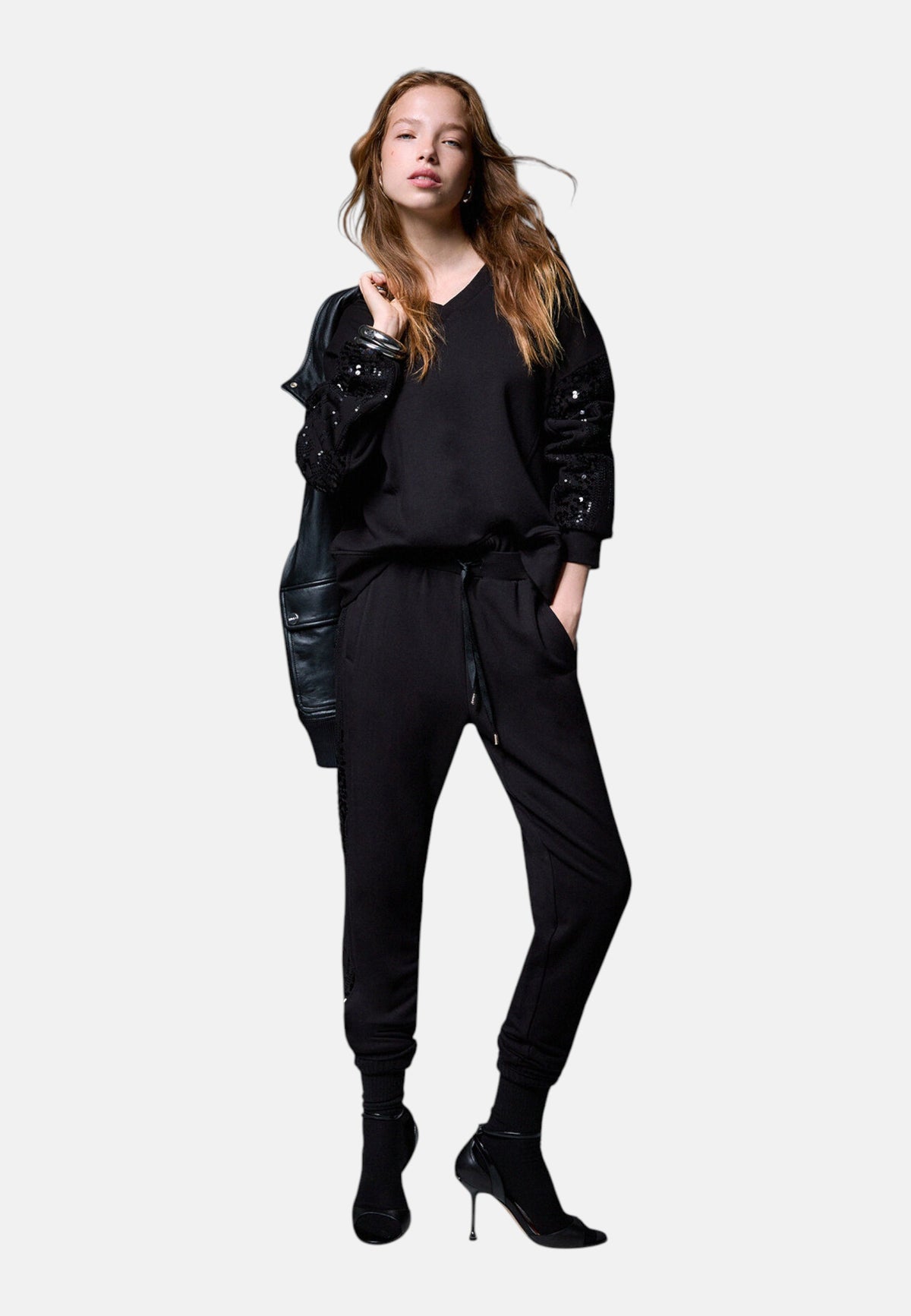Felpa A Girocollo Donna Liu Jo   TF6140FS576
