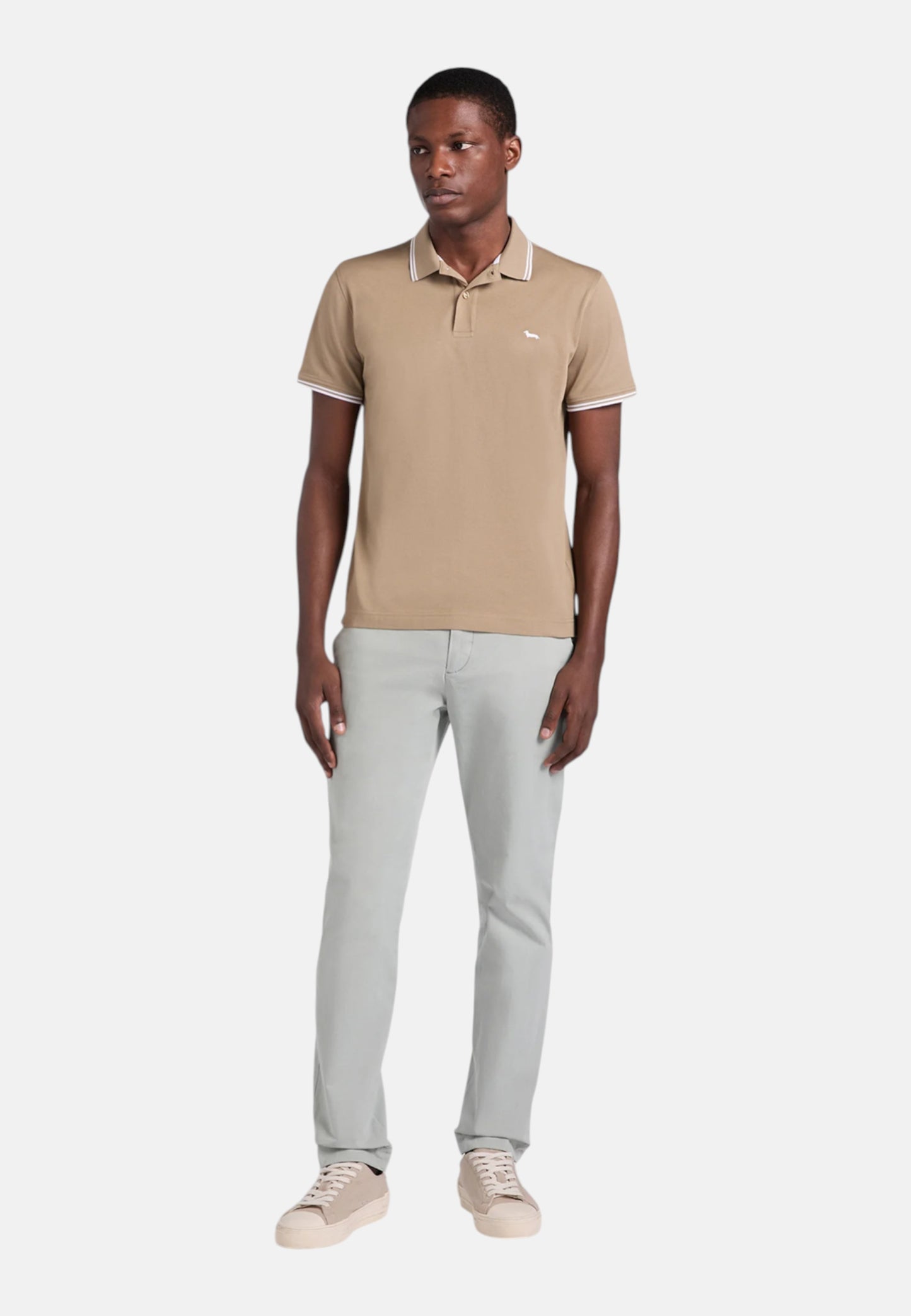 Polo Manica Corta Uomo Harmont & Blaine Con Righini A Contrasto  LNQ010021148