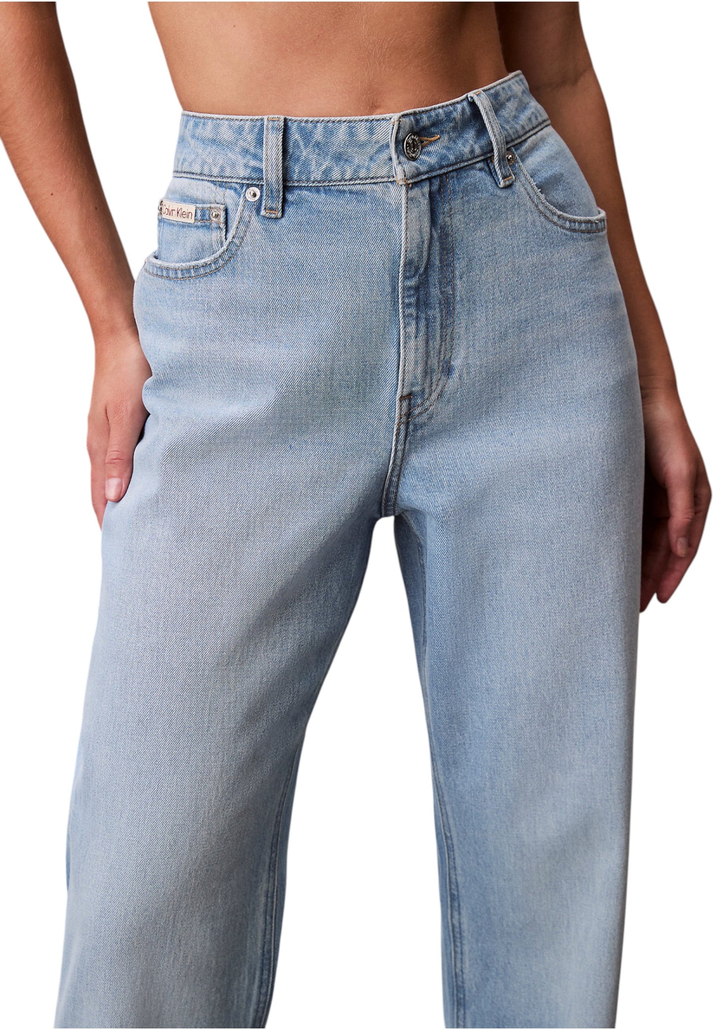 Jeans Straight Leg Donna Calvin klein Jeans  High Rise Straight LV047C797G