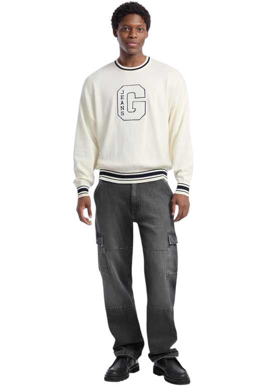 Maglione A Girocollo Uomo Guess  Gj G Patch M5YR21Z3HM1