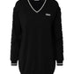 Maglione Scollo A V Donna Liu Jo Lungo con Maniche Arricciate  TF6260MS49I
