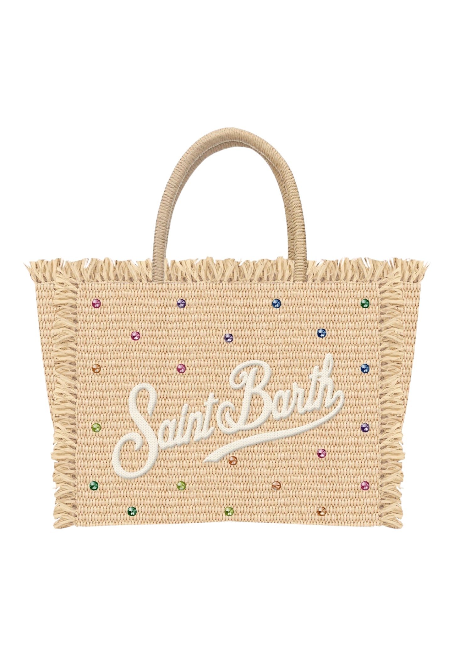Borsa A Mano Donna Mc2 Saint Barth Strass Multi Colette Straw N COL0017