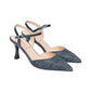 Sling Back  Donna Nero Giardini In Tessuto Lurex  E615440DE