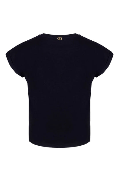 T-Shirt Manica Corta Donna Twinset Con Ricamo  241TT2144