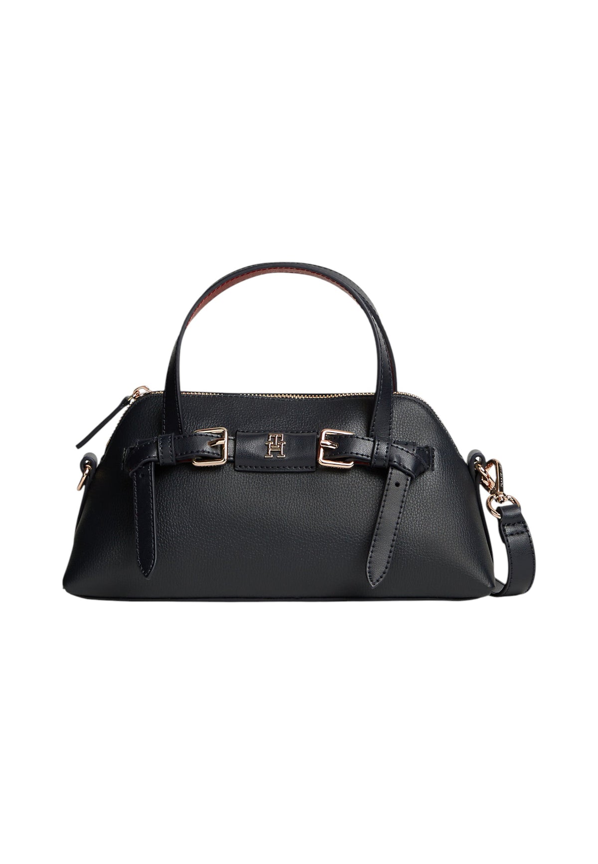 Borsa A Spalla Donna Tommy Hilfiger Mini Tote Th Buckle AW0AW19034
