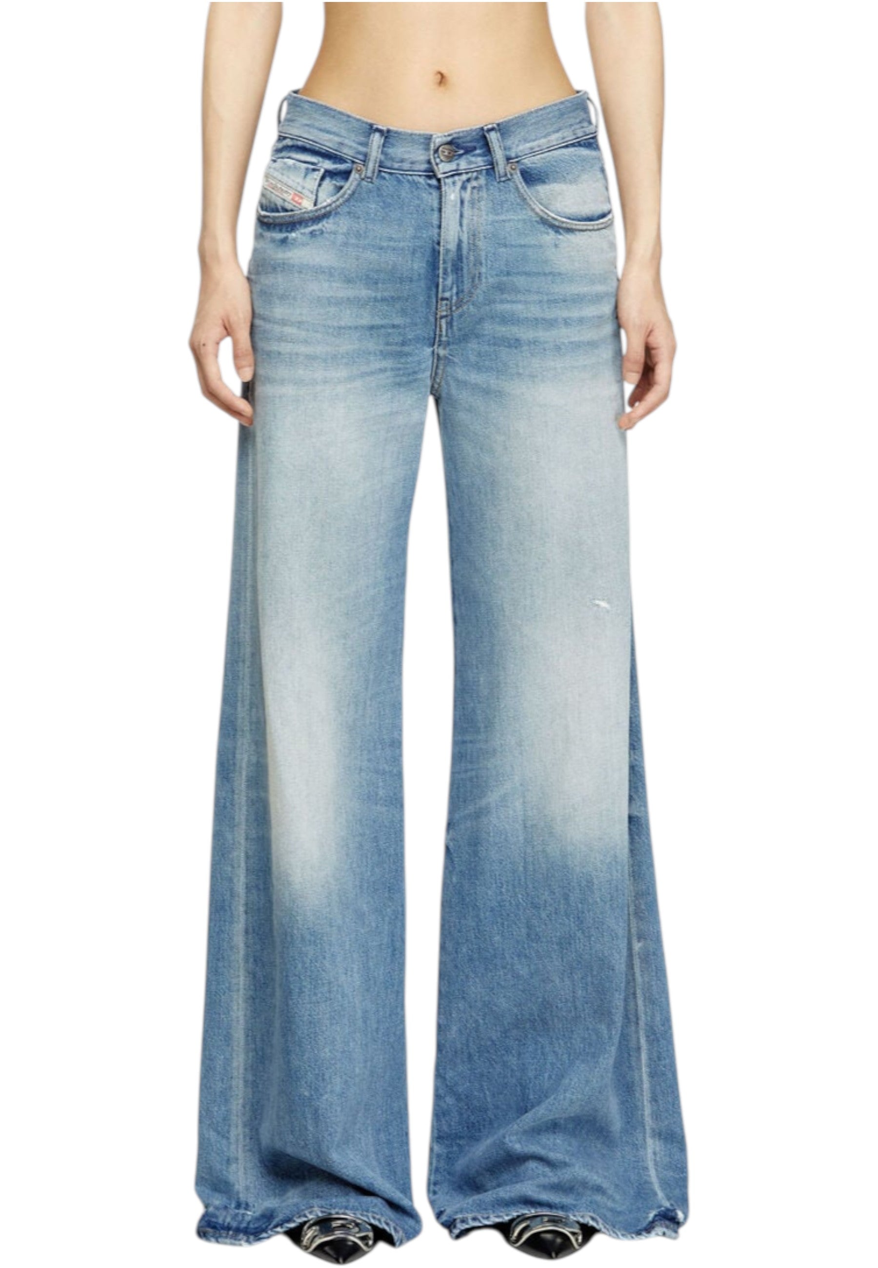 Pantaloni 5 Tasche Donna Diesel  1978 D-Akemi L.30 A0362509M07