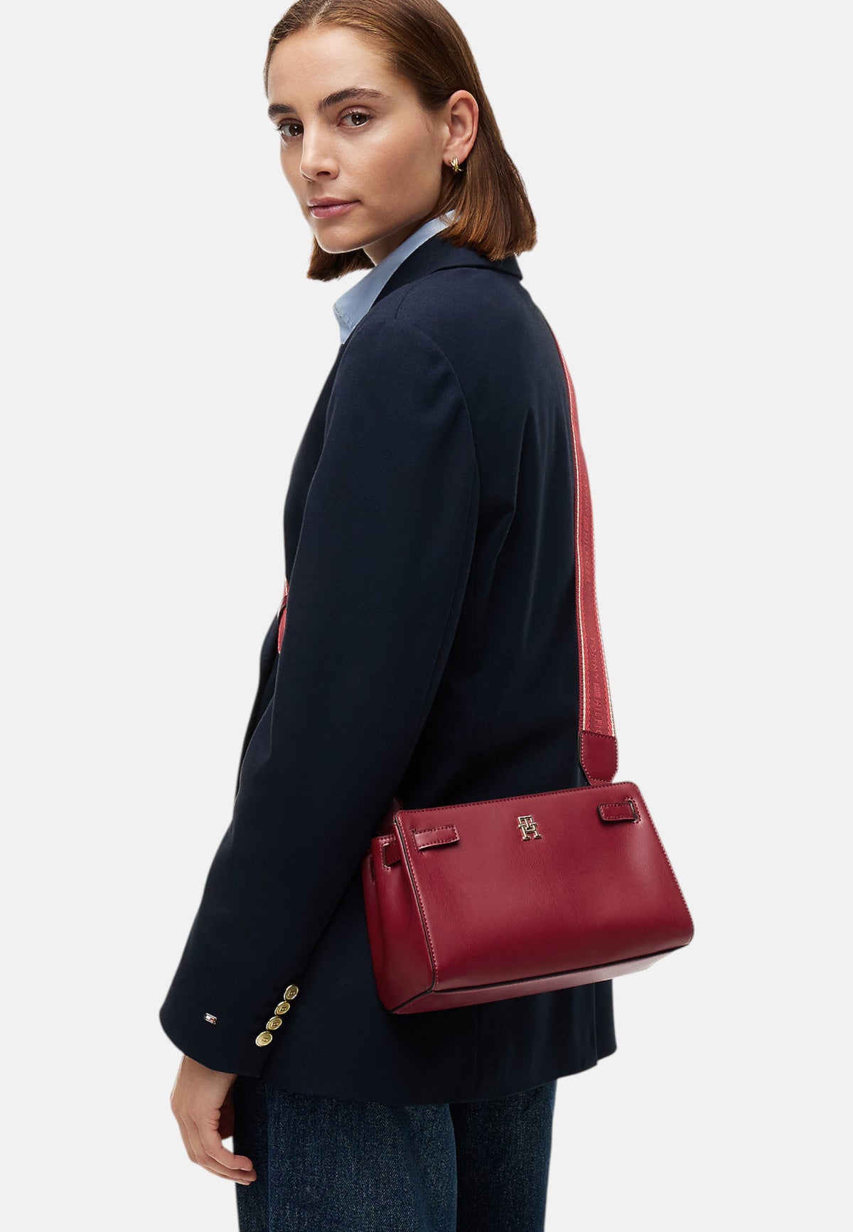 Borsa A Spalla Donna Tommy Hilfiger Crossover Th Joy AW0AW19065