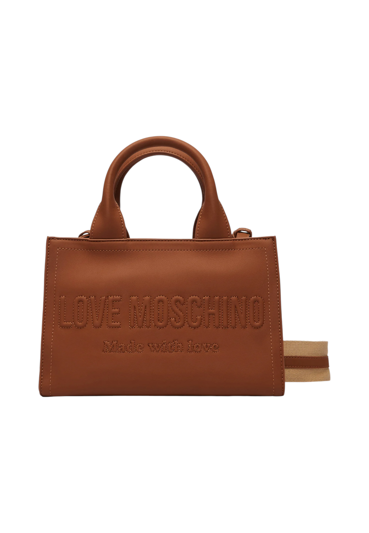 Borsa A Mano Donna Love Moschino Mini Con Logo In Rilievo E Tracolla Removibile  JC4044PP1PLE0