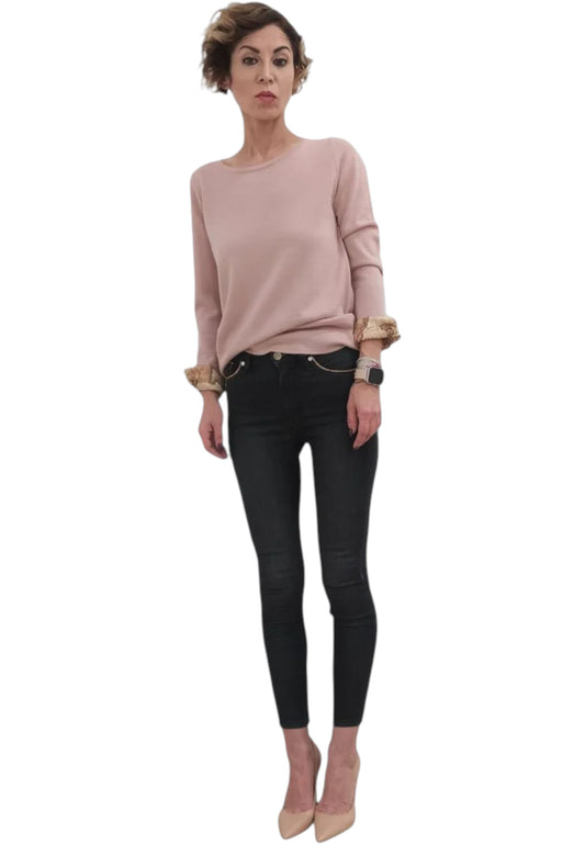 Maglione A Girocollo Donna Alviero Martini   D7021FW17